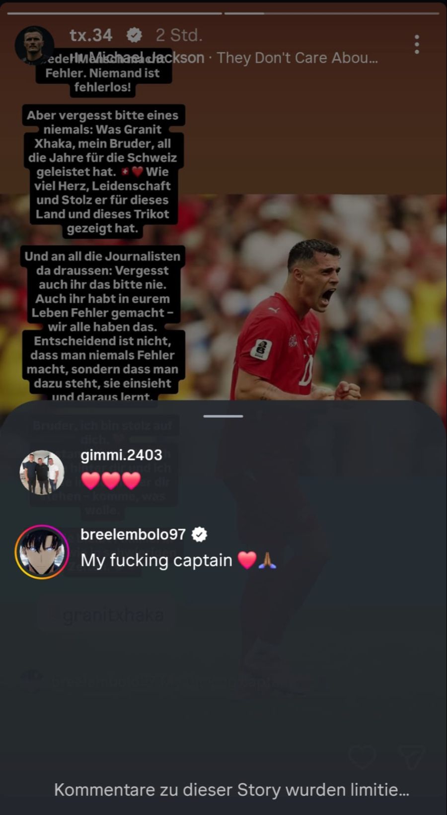 Granit Xhaka Breel Embolo