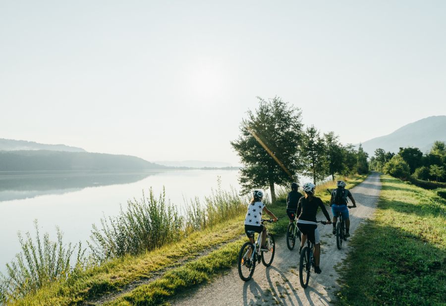 Der Drauradweg ist familienfreundlich, da er meist flach und gut ausgebaut ist.