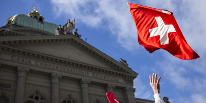 Bauern Bundesplatz Fahne