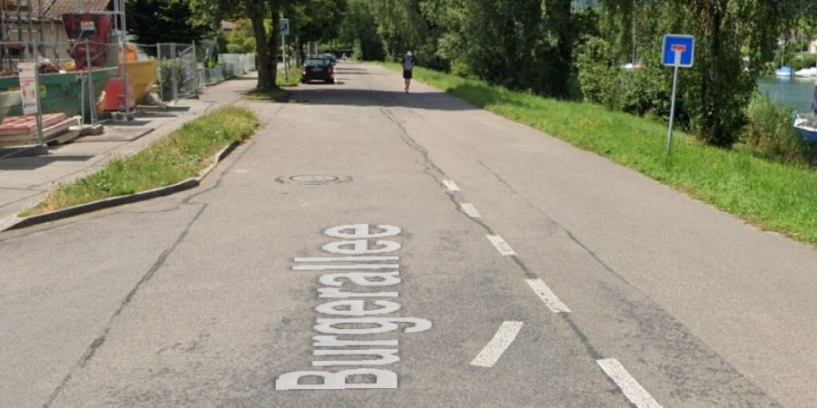 Diese Strasse befuhr der E-Biker, als er plötzlich die Kontrolle über sein Fahrzeug verlor.