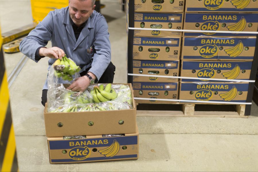 Bananen sind derzeit bei Coop nicht in den gewohnten Mengen verfügbar. (Symbolbild)