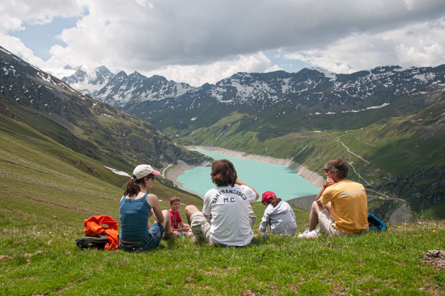 Wanderung Wallis Staumauer