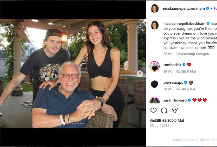 Nelson Peltz, der Vater von Nicola, ist Milliardär und Unternehmer.