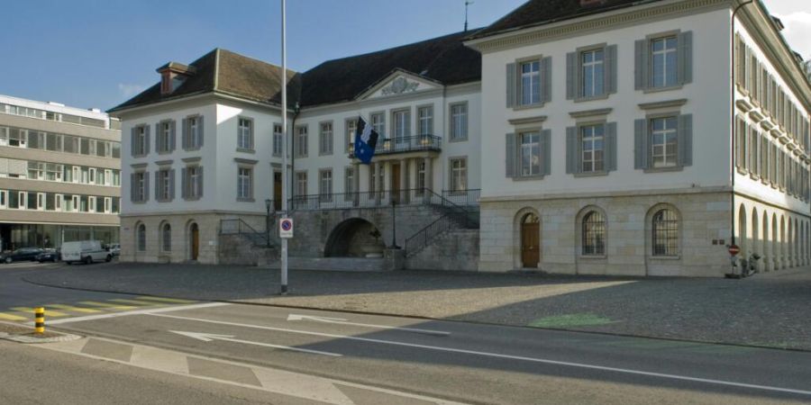 Die Mitarbeitenden des Kantons Aargau sind laut eine Befragung zufrieden mit dem Kanton als Arbeitgeber. Auf der Foto ist das Regierungsgebäude in Aarau zusehen, in dem die Staatskanzl...