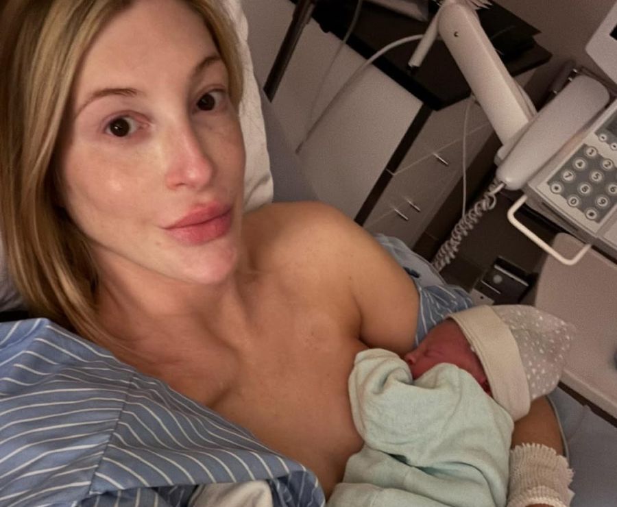 Ihr Sohn kam am 16. April zur Welt und heisst Lennon Ron Bürgin.