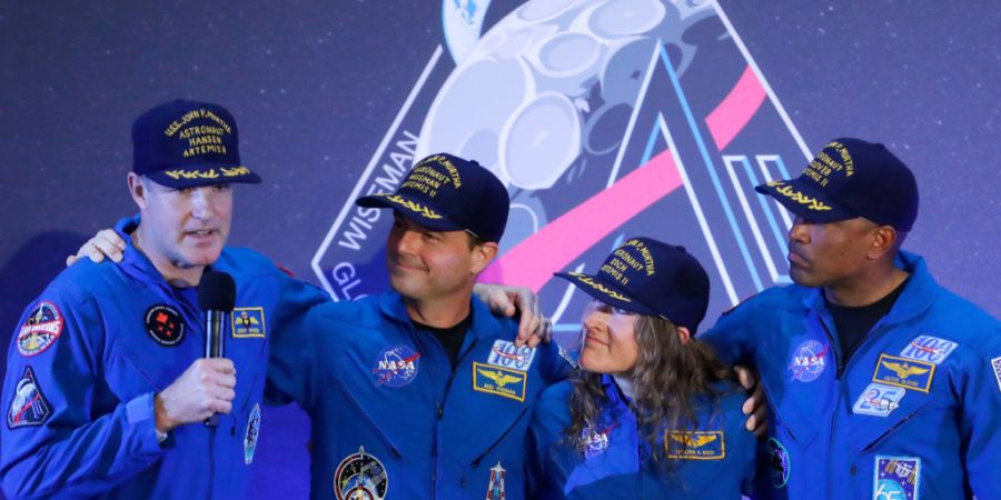 Die «Artemis 2»-Crew zeigte sich zurück auf der Erde nachdenklich. (Archivbild)