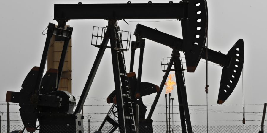 Eine Erdölförderanlage in Syrien. (Archivbild)