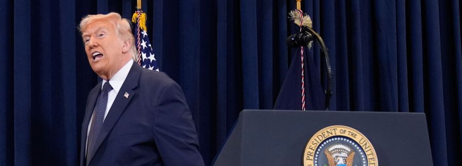 Trump Iran-Krieg Pressekonferenz am Montag.