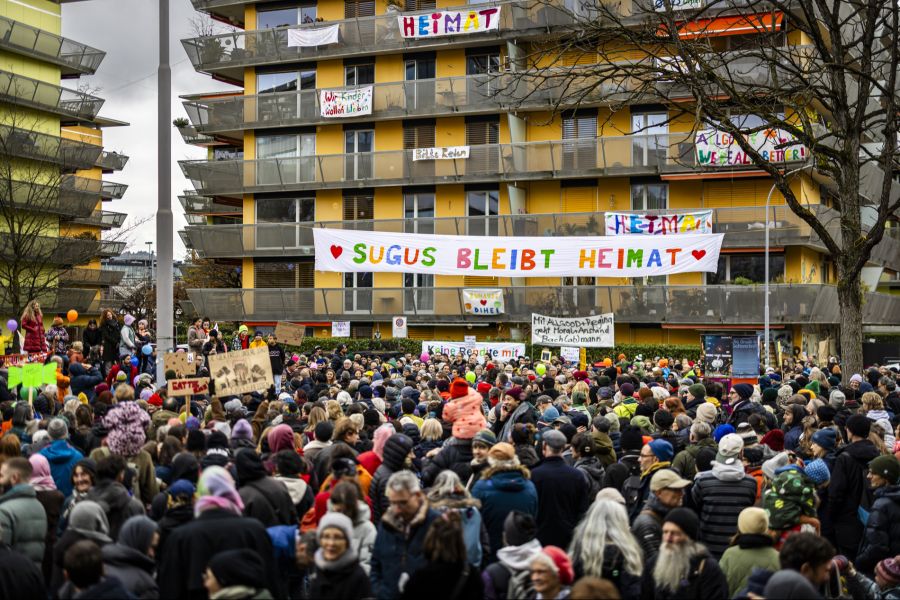 Seit Dienstag ist klar: Die Kündigung aller Mieter der Sugus-Häuser Ende 2024 war rechtswidrig. (Archivbild)