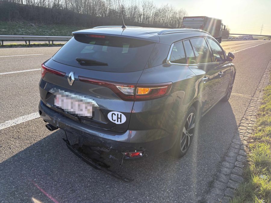 Ursache des Unfalls war ein Bremsmanöver.