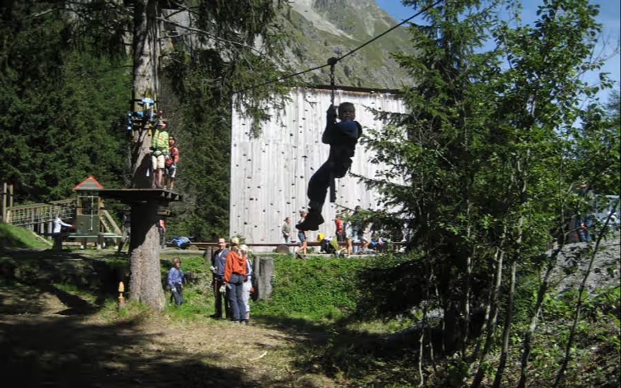Der Campingplatz des Glaciers in La Fouly VS zählte im vergangenen Jahr 12'500 Gäste.