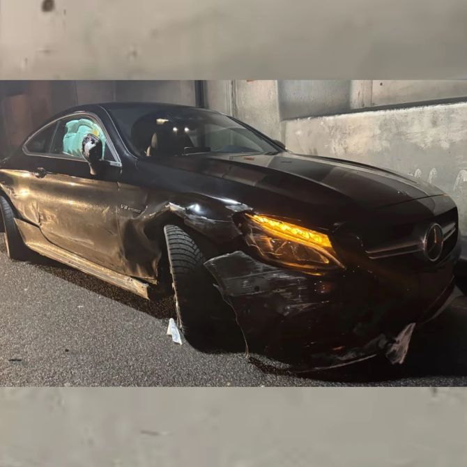 Mercedes Basel Unfall Frau