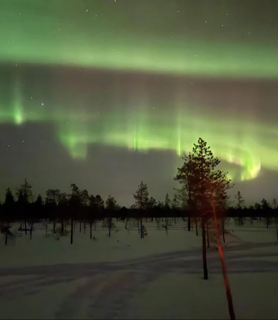 Der Komiker war in Lappland. Von der Reise teilt er Schnappschüsse auf Instagram.