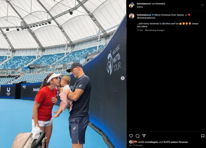 Belinda Bencic startet in Australien ins neue Jahr. Belinda Bencic
