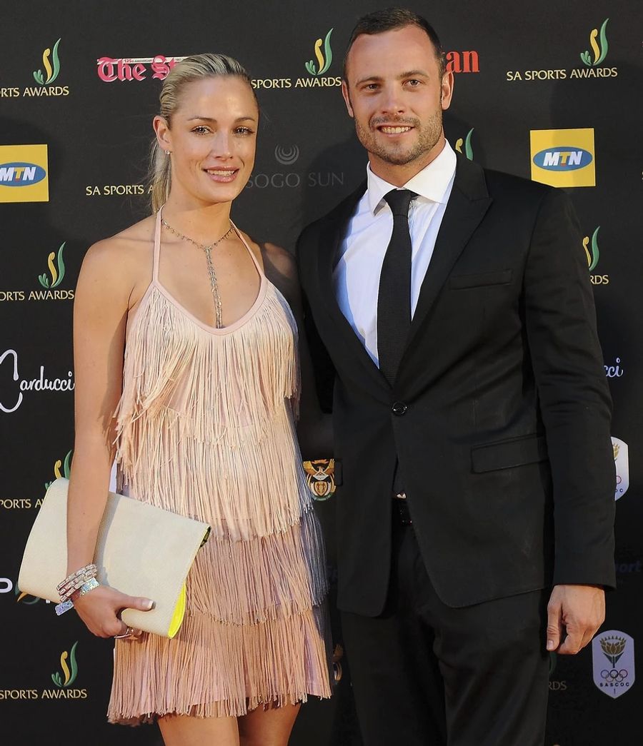 Oscar Pistorius und seine frühere Lebensgefährtin Reeva (†). Er tötete sie mit Schüssen.