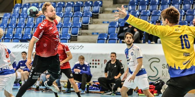 Handball Torwart Spieler Angriff