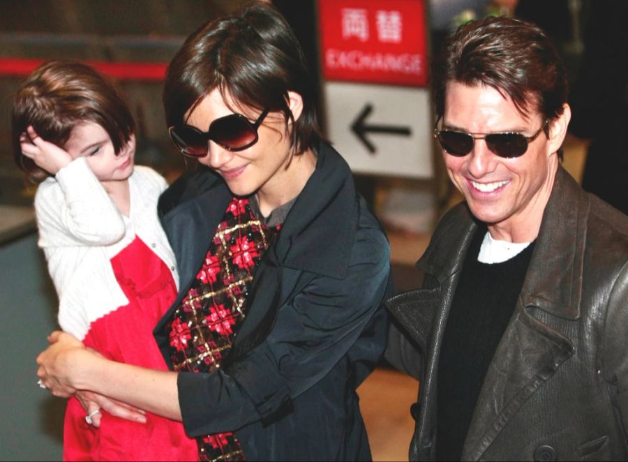 Tom Cruise und Katie Holmes mit Tochter «Suri», die mittlerweile erwachsen ist. (Archivbild)