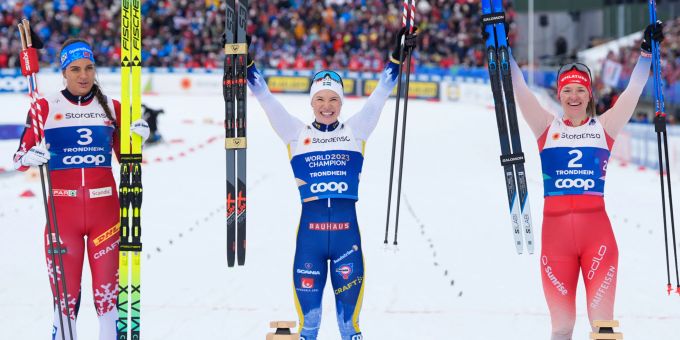 1. Einzelmedaille - Nadine Fähndrich sprintet in Trondheim zu WM-Bronze