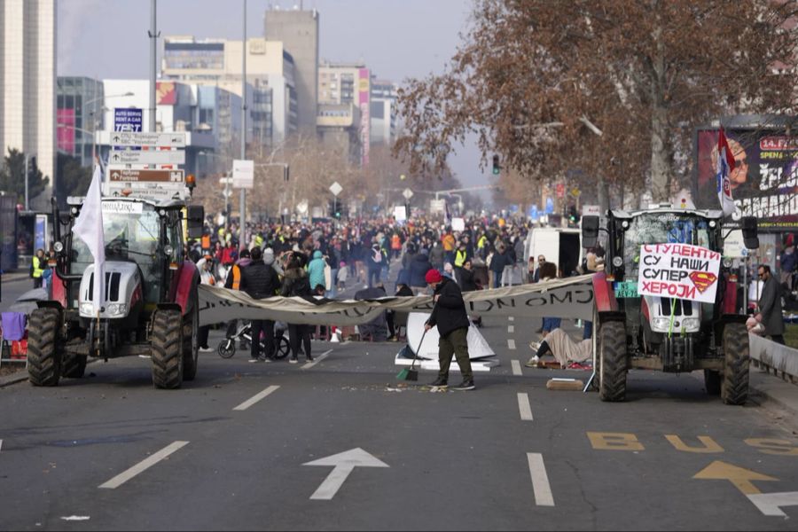 Novi Sad Demonstrationen