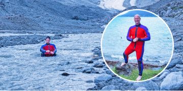 Thomas Bauer am Ursprung der Aare