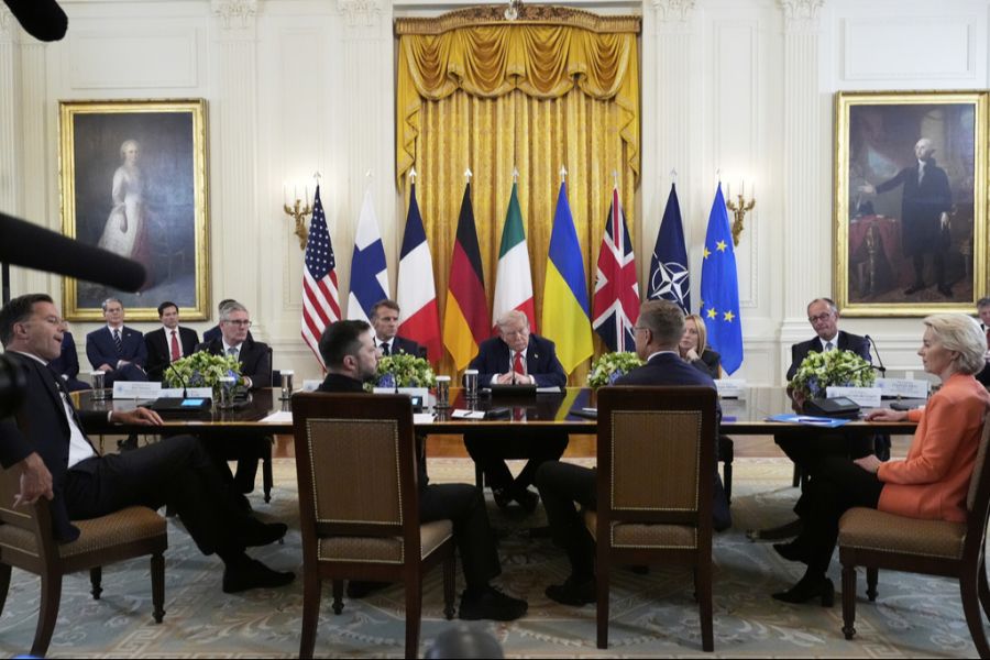 Was der US-Präsident offenbar nicht bemerkte: Sein Mikrofon war noch eingeschaltet.