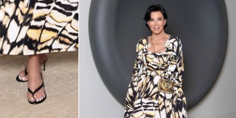 Kris Jenner Zehen