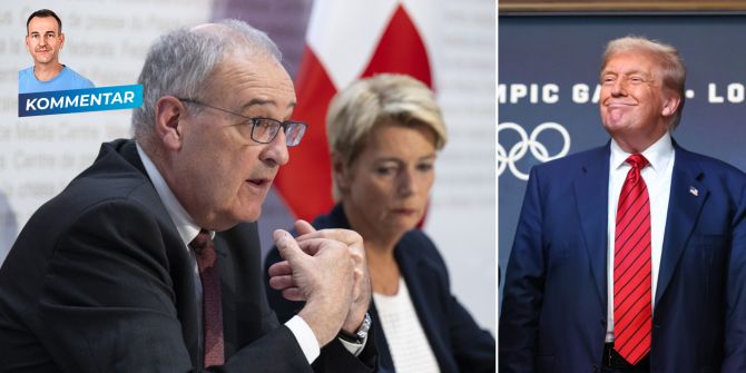 Parmelin Keller-Sutter Trump Zölle