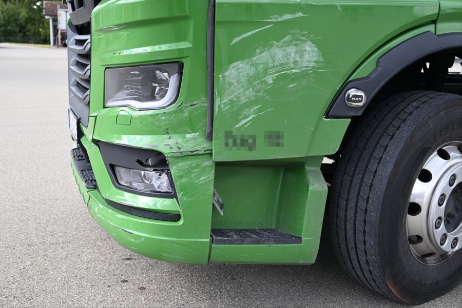 Beim Unfall entstand Sachschaden.