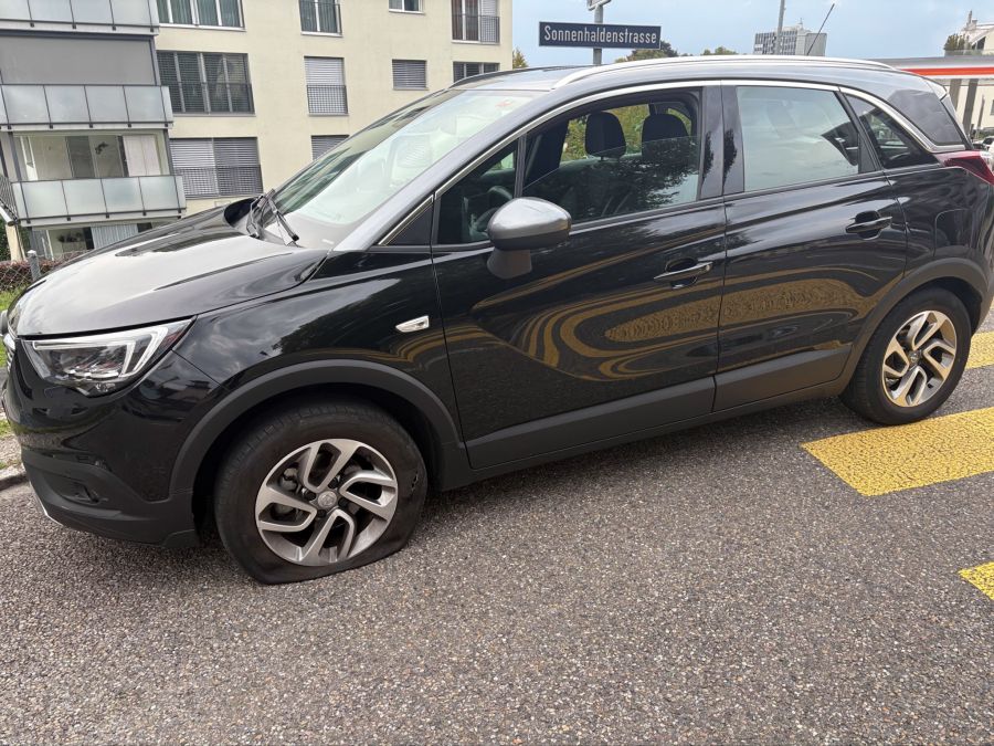 Beim Unfall entstand Sachschaden.