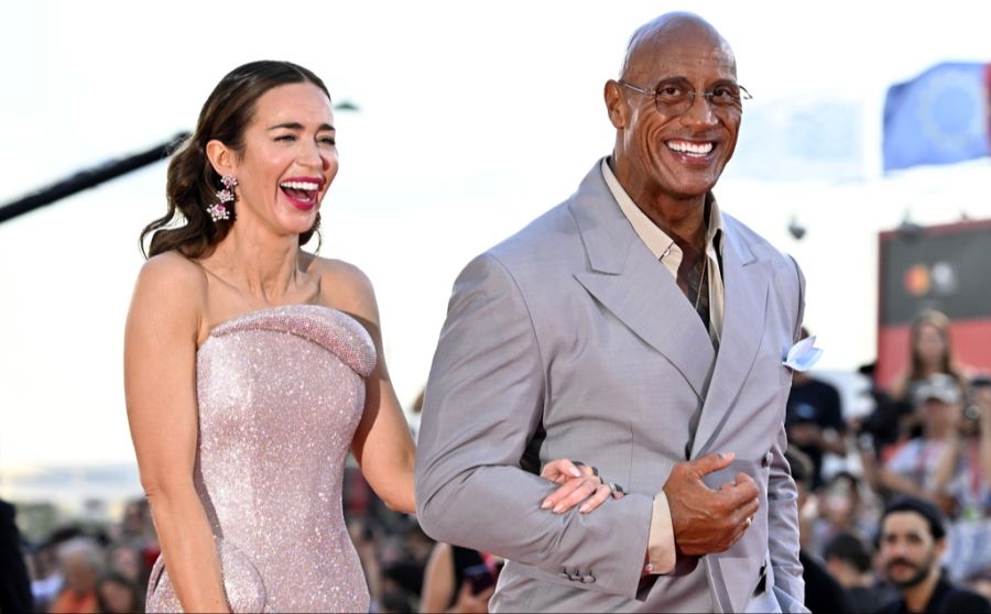 dwayne johnson emily blunt