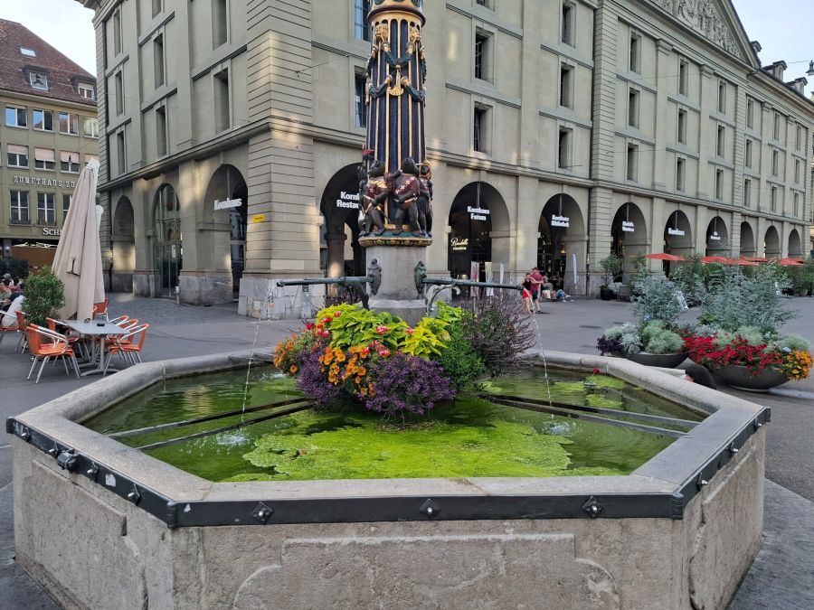 Die Stadt Bern beteuert, dass alle Brunnen einmal pro Woche geputzt würden.