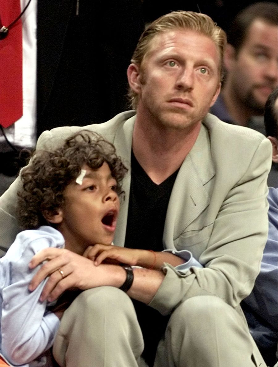 Boris Becker und sein Sohn Noah. Unter anderem für ihn musste er lange Unterhalt zahlen. (Archivbild)