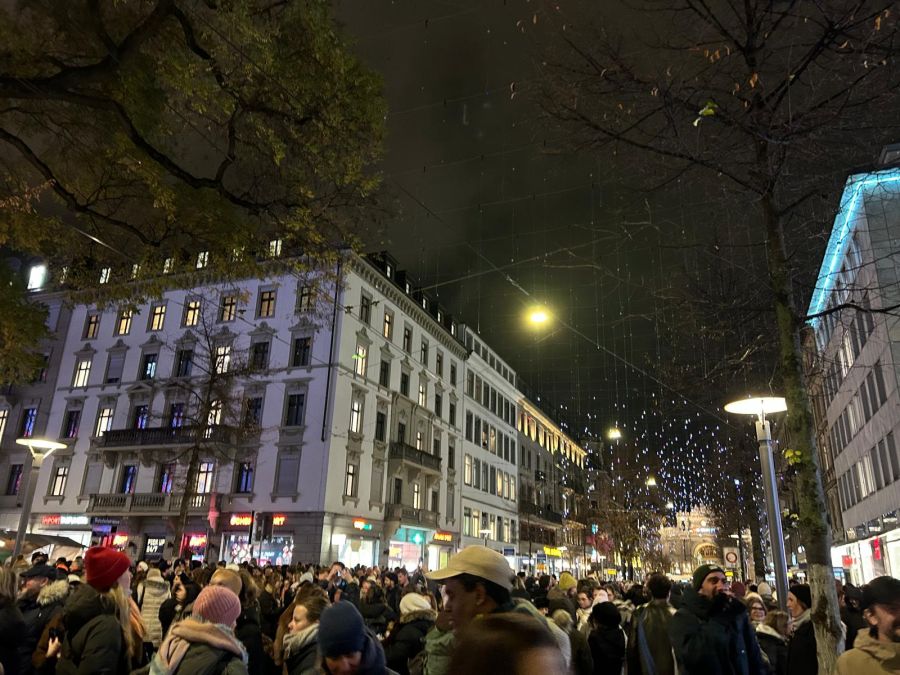 Etwa auf Höhe der Ochsner Sport-Filiale beginnt der Ausfall.