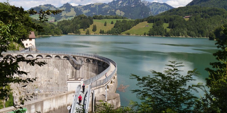 Ideal für einen einzigartigen Schnappschuss: der Staudamm Montsalvens.