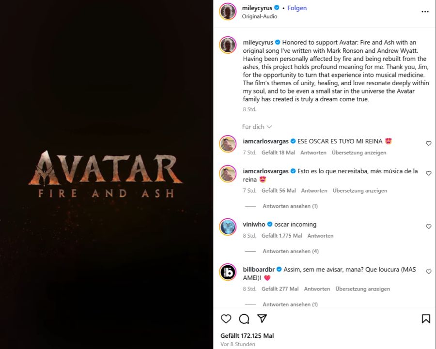 Miley Cyrus Avatar
