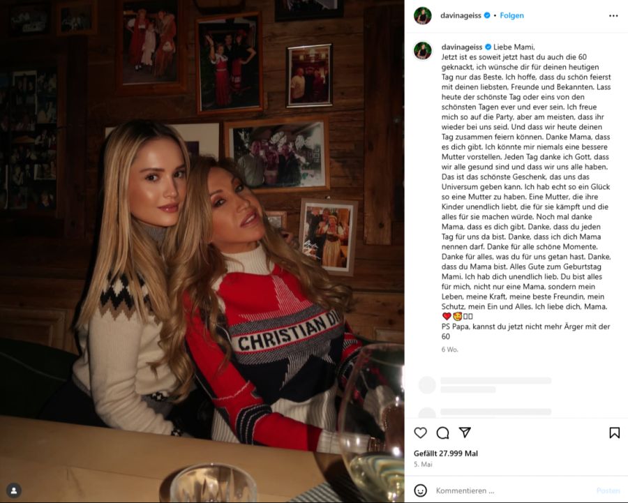 Aber auch Dankbarkeit für die Unterstützung von ihren Fans.