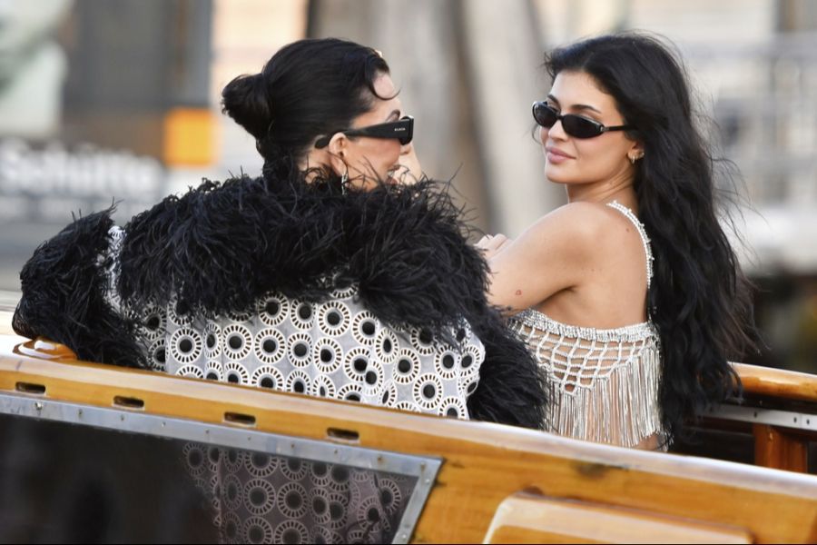 Auch die Kardashians waren in Venedig.