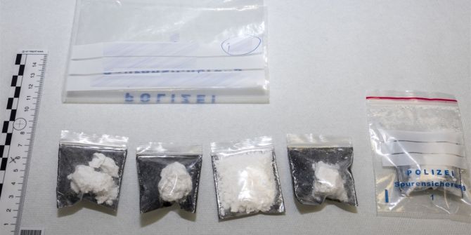 Verkaufsfertig abgepacktes Kokain