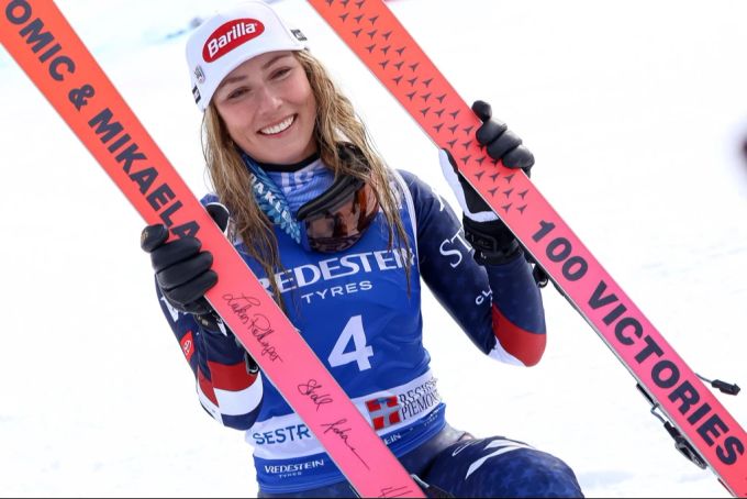 Mikaela Shiffrin ist das Aushängeschild bei Atomic. Mikaela Shiffrin