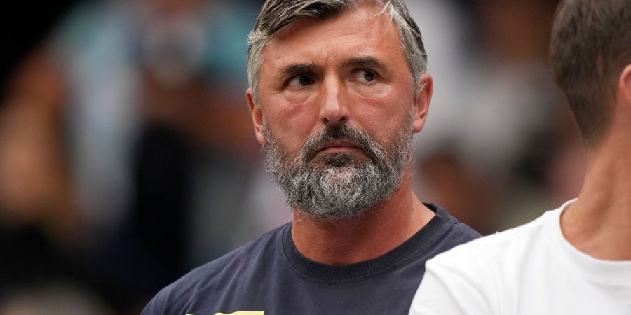 Als Trainer hatte Goran Ivanisevic lange Zeit den Serben Novak Djokovic zu Erfolgen geführt. (Archivbild)