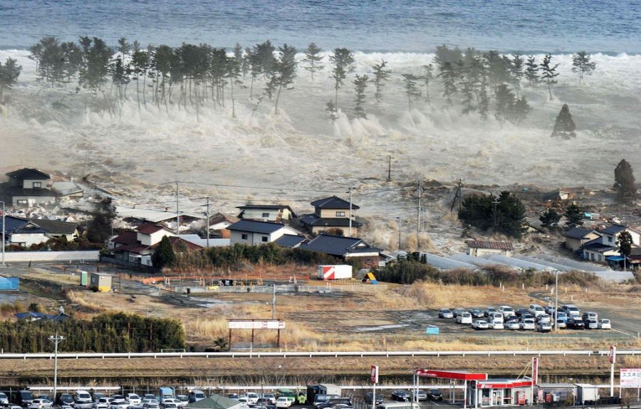 Das Mega-Beben könnte ähnliche Ausmassen annehmen wie damals der Tsunami in Japan 2011 ...