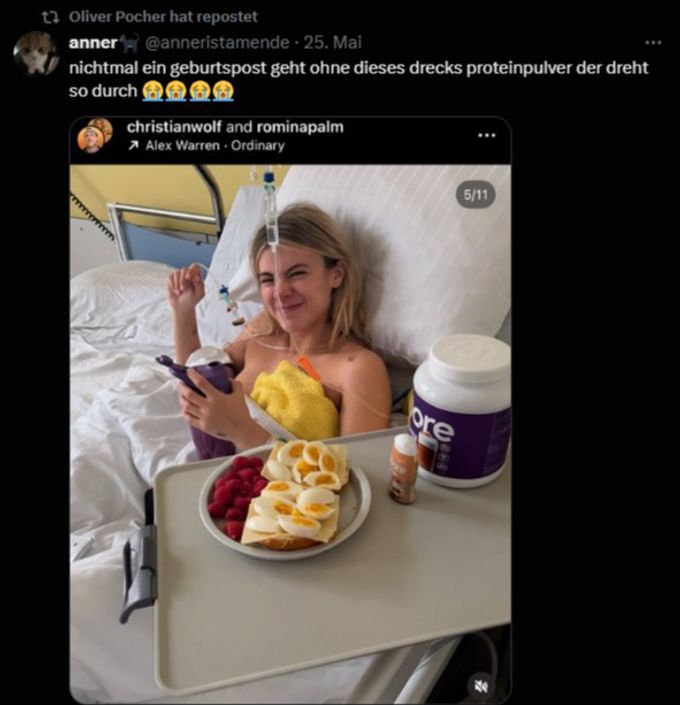 Oliver Pocher schloss sich unter anderem durch Repostings der Kritik an Romina Palm an. Pocher