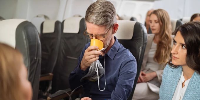 Ob Kreislaufkollaps oder Atemnot – medizinische Notfälle an Bord sind selten, aber keine Ausnahme. Passagier Flugzeug