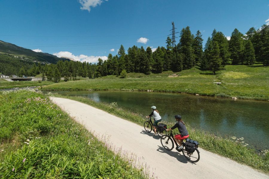 Inn-Radweg Engadin Tirol