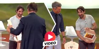 Rücktritt - SRF schenkt Nati-Legende Ambühl Holzstuhl und Gummibärli