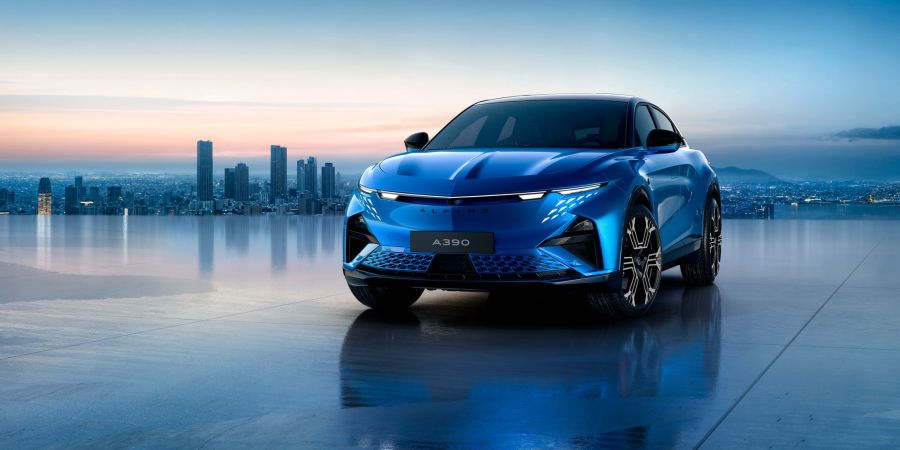 Sportlicher Stromer mit Format: Alpine zeigt mit dem A390 sein erstes Elektro-SUV.