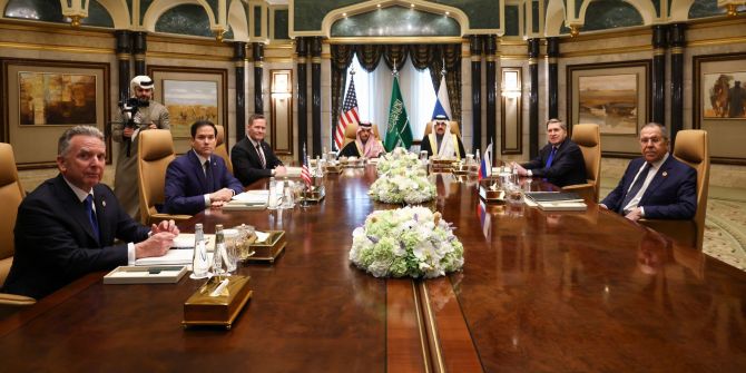 Treffen von Rubio und Lawrow in Saudi-Arabien