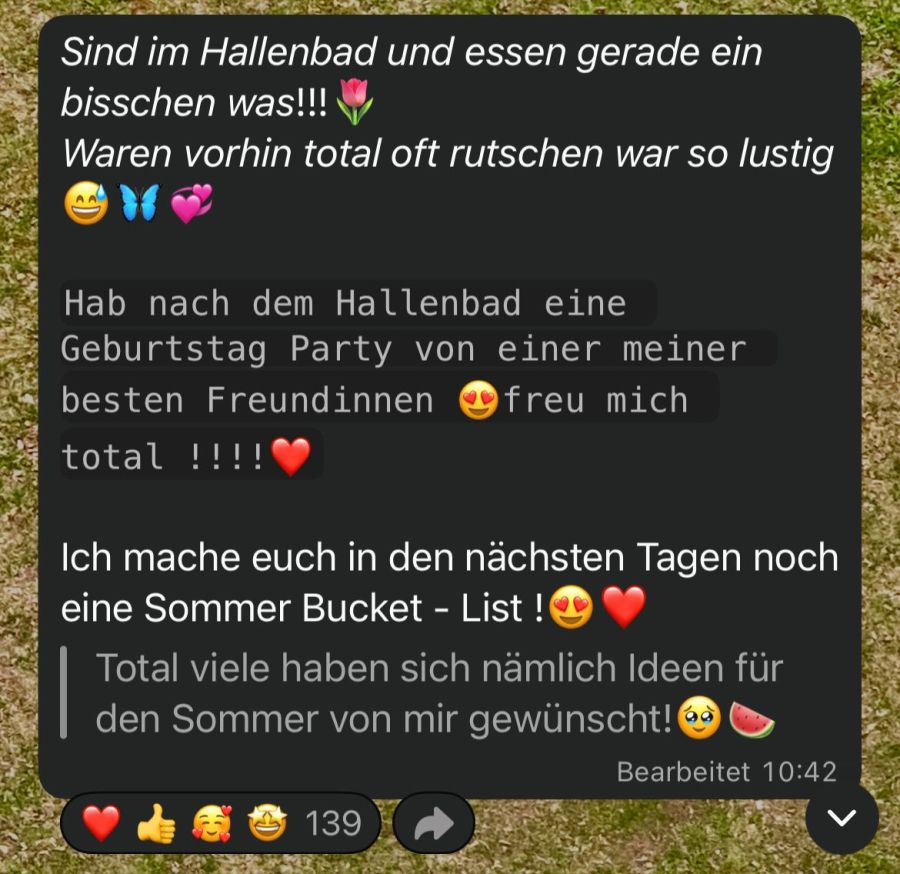 Ein weiteres Problem: Auch Kinder haben ihre eigenen Kanäle und teilen dort ihren Alltag.