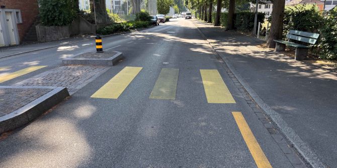 Unfallstelle in Rorschach