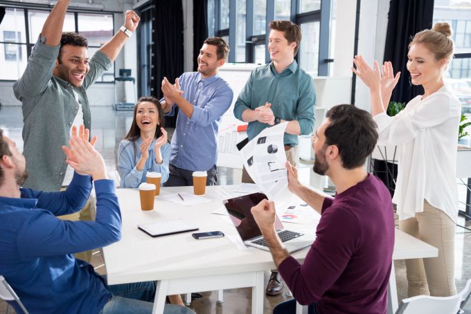 Frei nach dem Motto: «Teamwork makes the dream work». erfolgreiches team